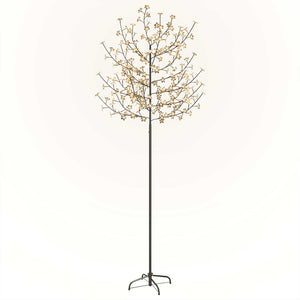 Albero di Natale 220 LED Bianco Caldo Ciliegio in Fiore 220 cm 51268