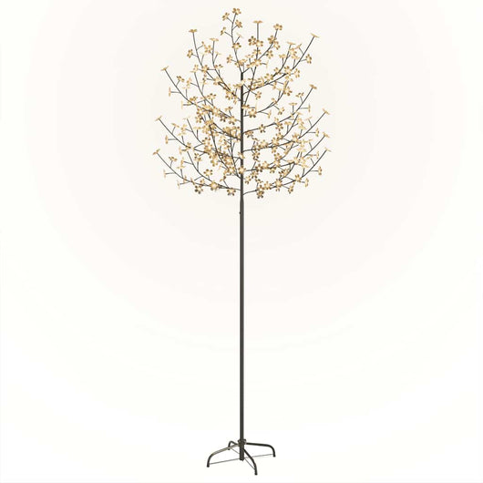 Albero di Natale 220 LED Bianco Caldo Ciliegio in Fiore 220 cm 51268