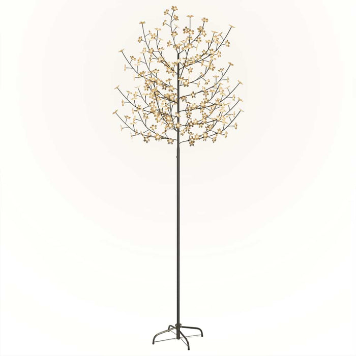 Albero di Natale 220 LED Bianco Caldo Ciliegio in Fiore 220 cm 51268