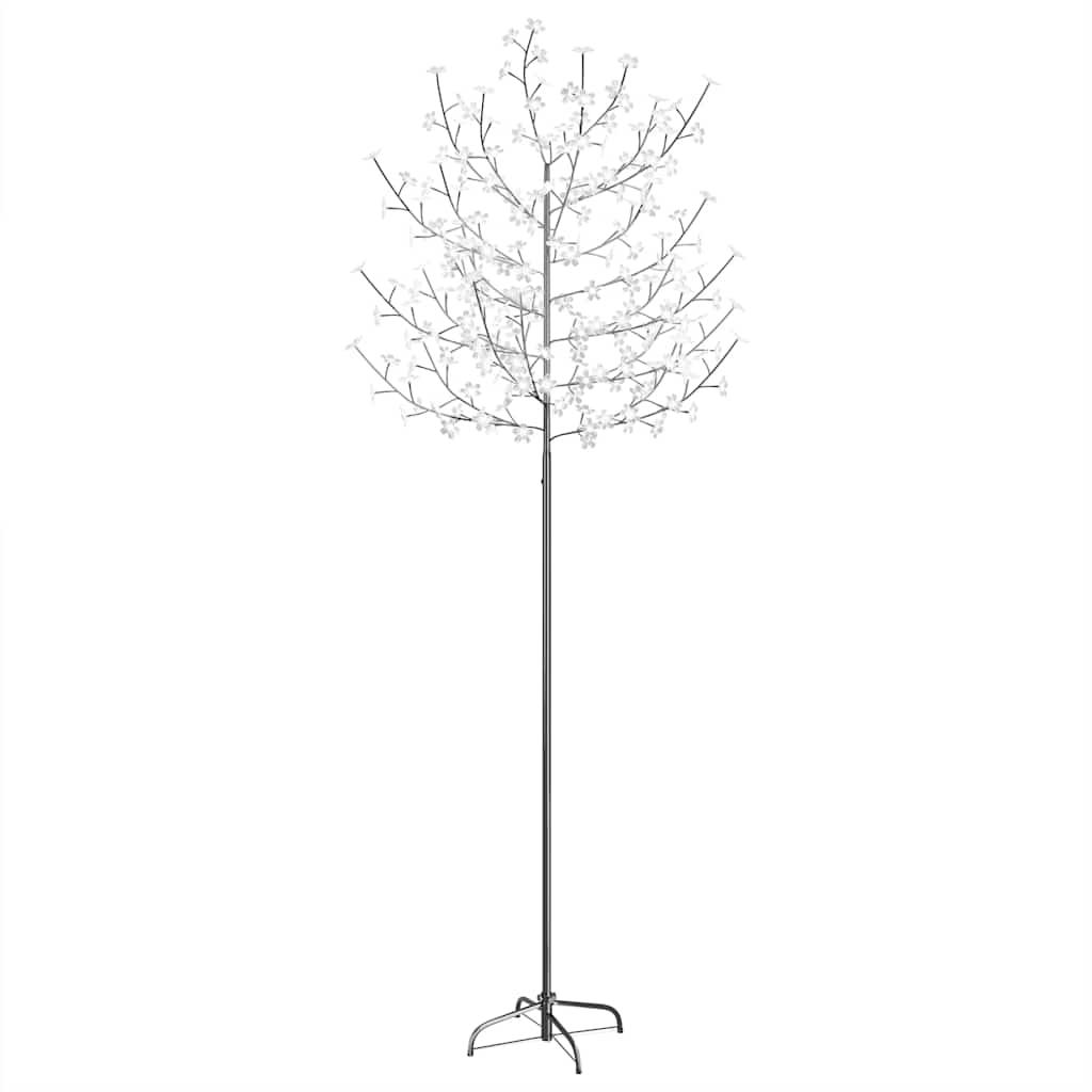 Albero di Natale 220 LED Bianco Freddo Ciliegio in Fiore 220 cm 51269