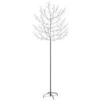 Albero di Natale 220 LED Bianco Freddo Ciliegio in Fiore 220 cm 51269