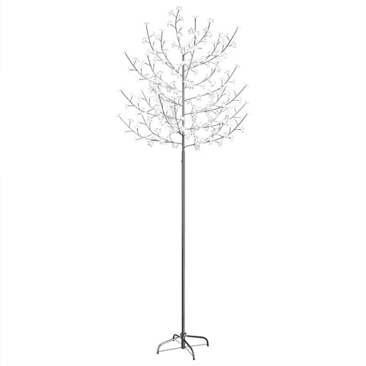 Albero di Natale 220 LED Bianco Freddo Ciliegio in Fiore 220 cm 51269