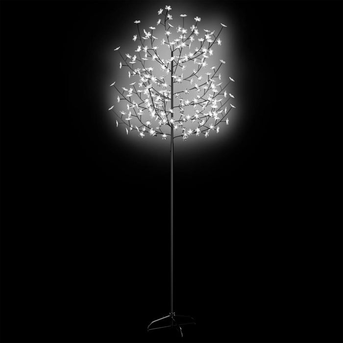 Albero di Natale 220 LED Bianco Freddo Ciliegio in Fiore 220 cm 51269