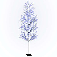Albero di Natale 1200 LED Blu Ciliegio in Fiore 400 cm 51276