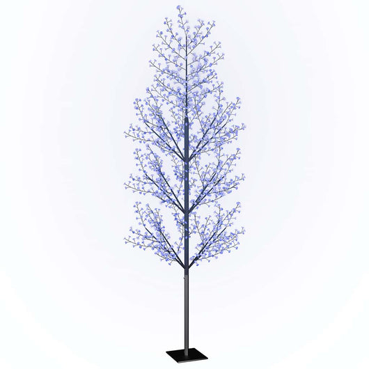Albero di Natale 1200 LED Blu Ciliegio in Fiore 400 cm 51276