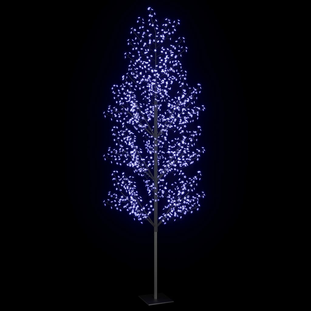 Albero di Natale 1200 LED Blu Ciliegio in Fiore 400 cm 51276