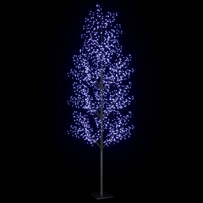 Albero di Natale 1200 LED Blu Ciliegio in Fiore 400 cm 51276