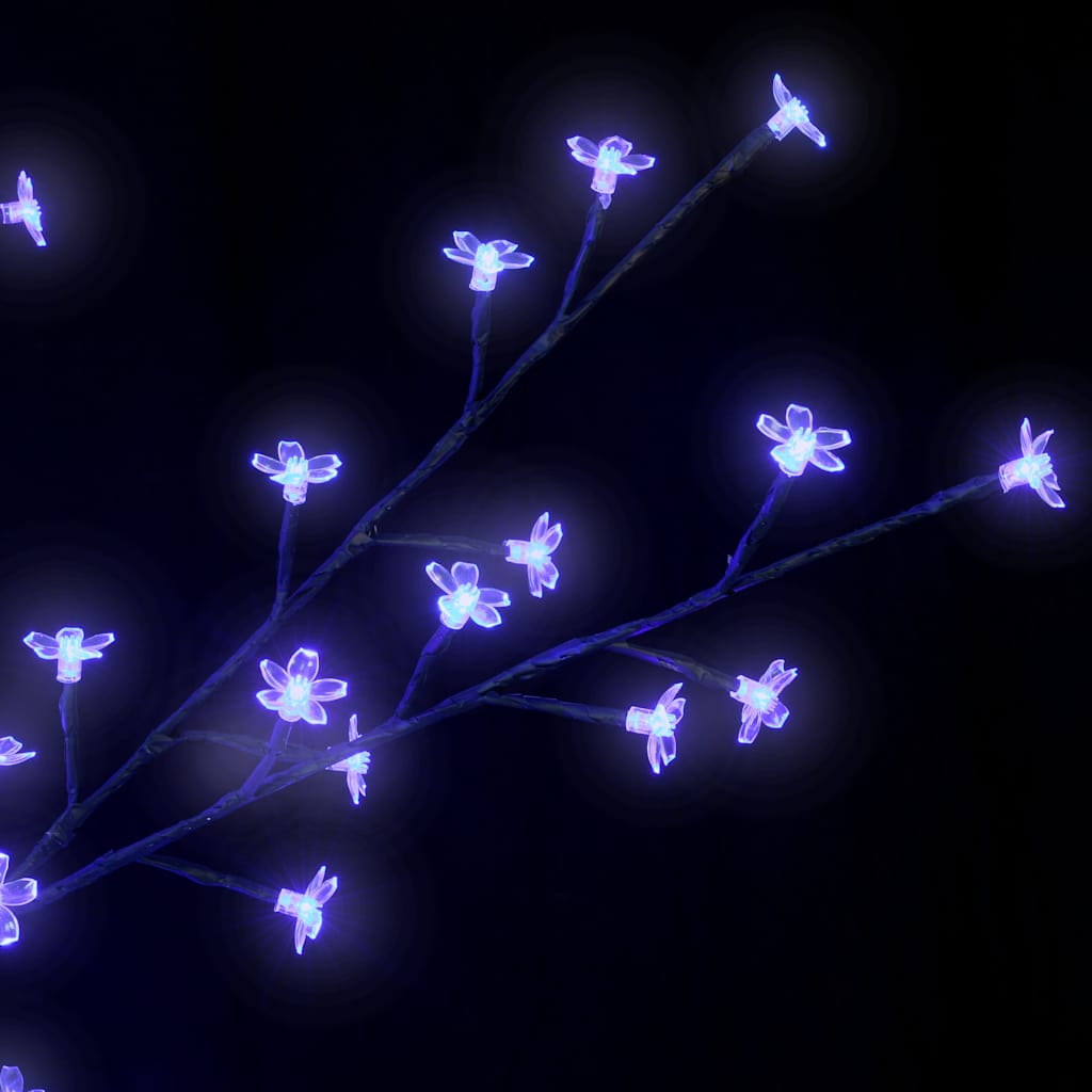 Albero di Natale 1200 LED Blu Ciliegio in Fiore 400 cm 51276