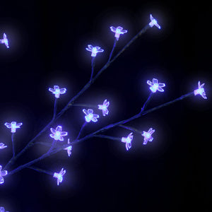 Albero di Natale 1200 LED Blu Ciliegio in Fiore 400 cm 51276