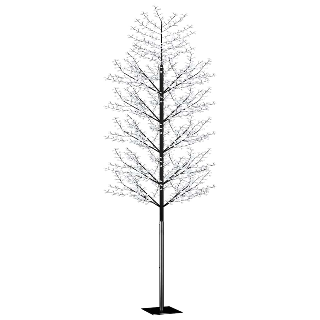 Albero di Natale 2000 LED Bianco Freddo Ciliegio in Fiore 500cm 51278