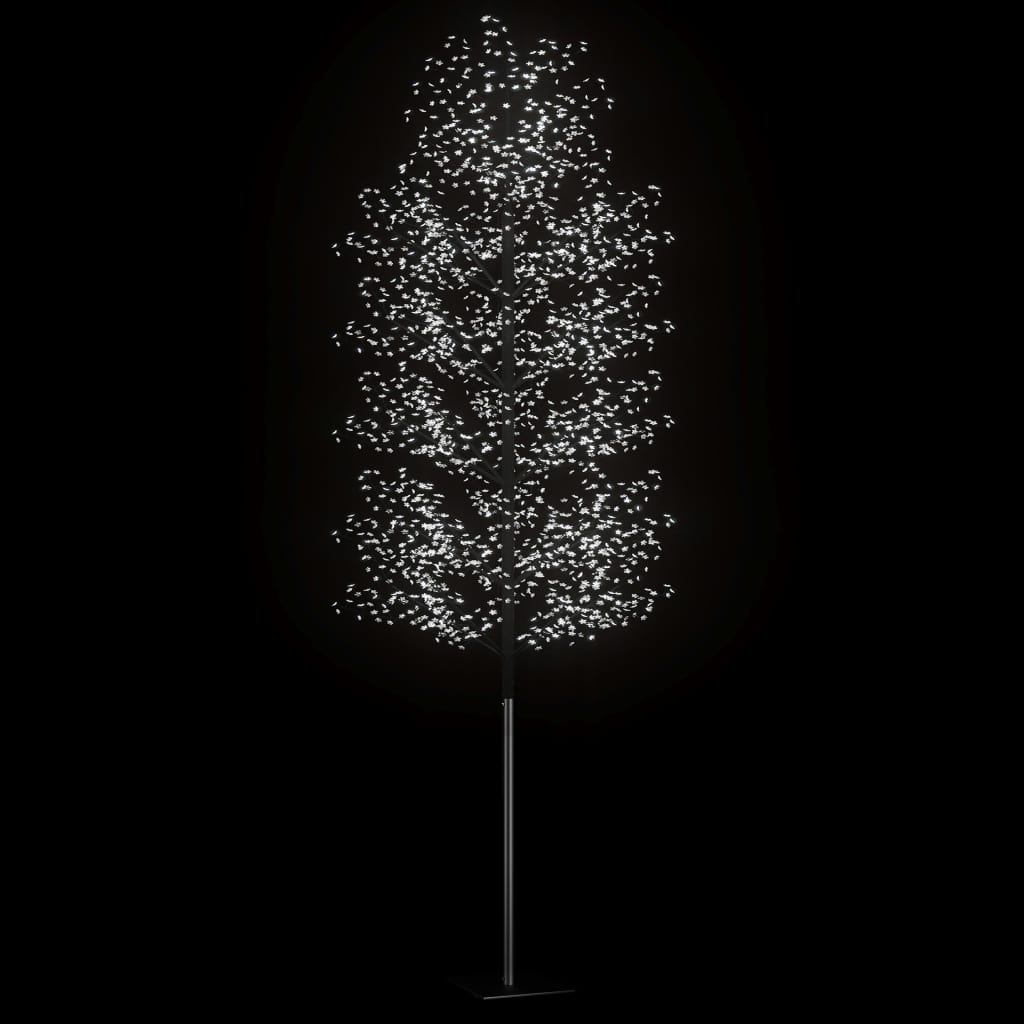Albero di Natale 2000 LED Bianco Freddo Ciliegio in Fiore 500cm 51278