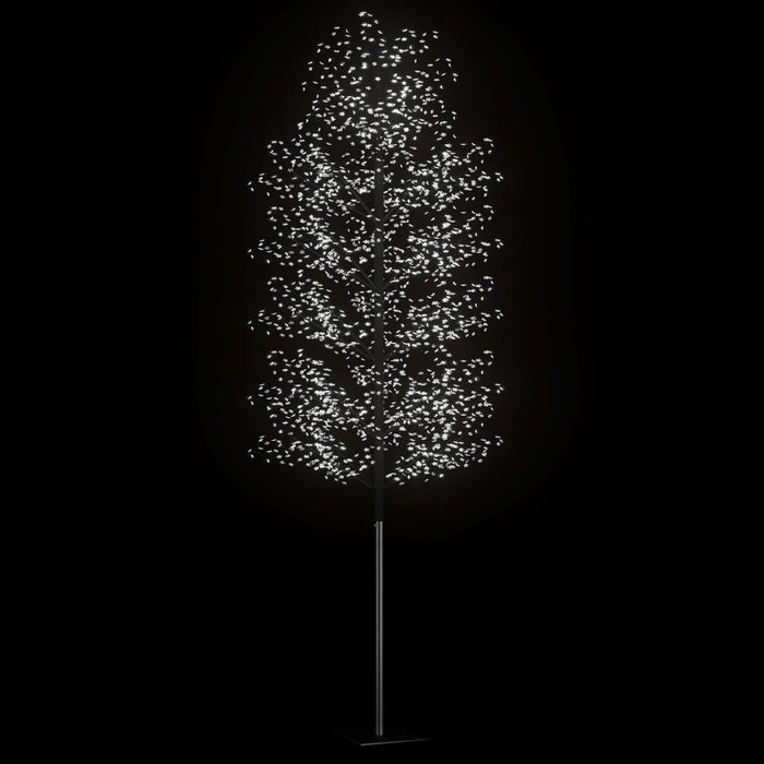 Albero di Natale 2000 LED Bianco Freddo Ciliegio in Fiore 500cm 51278