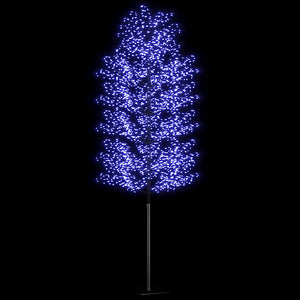 Albero di Natale 2000 LED Blu Ciliegio in Fiore 500cm 51279