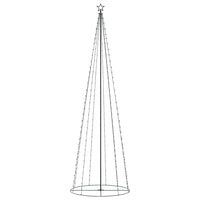 Albero di Natale a Cono con 330 LED Bianco Caldo 100x300 cm 51288