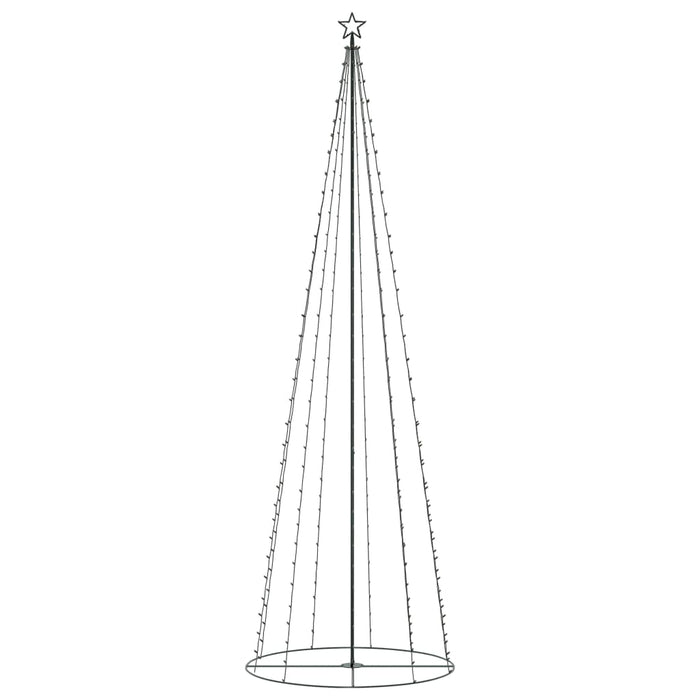 Albero di Natale a Cono con 330 LED Bianco Caldo 100x300 cm 51288