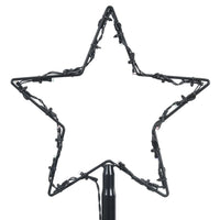 Albero di Natale a Cono con 400 LED Bianco Caldo 100x360 cm 51290