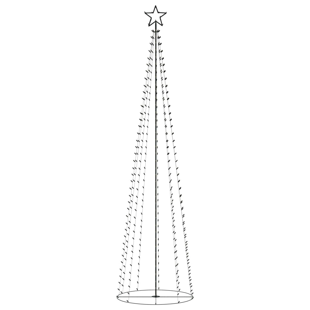 Albero di Natale a Cono con 400 LED Colorato 100x360 cm 51291