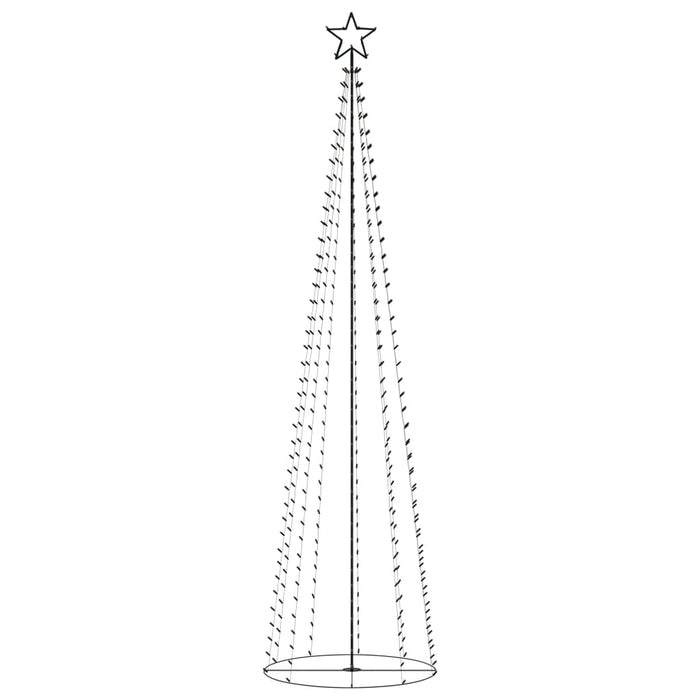Albero di Natale a Cono con 400 LED Colorato 100x360 cm 51291