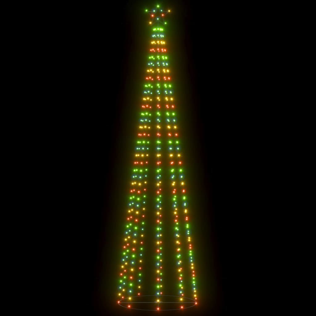 Albero di Natale a Cono con 400 LED Colorato 100x360 cm 51291