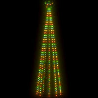 Albero di Natale a Cono con 400 LED Colorato 100x360 cm 51291