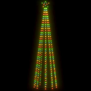 Albero di Natale a Cono con 400 LED Colorato 100x360 cm 51291