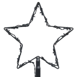 Albero di Natale a Cono con 400 LED Colorato 100x360 cm 51291