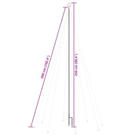 Albero di Natale Cascata Luci LED Interni Esterni 400 LED 2,5 m 51294