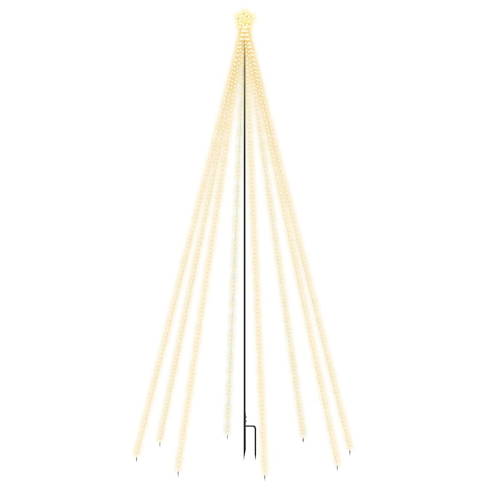 Albero di Natale Cascata Luci LED Interni Esterni 576 LED 3,6 m 51295