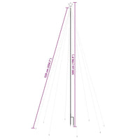 Albero di Natale a Cascata Luci LED Interni Esterni 800 LED 5 m 51296