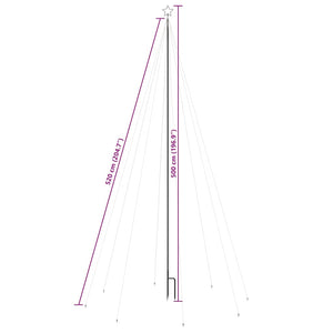 Albero di Natale a Cascata Luci LED Interni Esterni 800 LED 5 m 51296