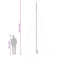 Albero di Natale a Cascata Luci LED Interni Esterni 800 LED 5 m 51296