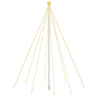 Albero Natale a Cascata di Luci LED Interni Esterni 1300 LED 8m 51297