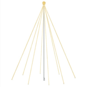 Albero Natale a Cascata di Luci LED Interni Esterni 1300 LED 8m 51297