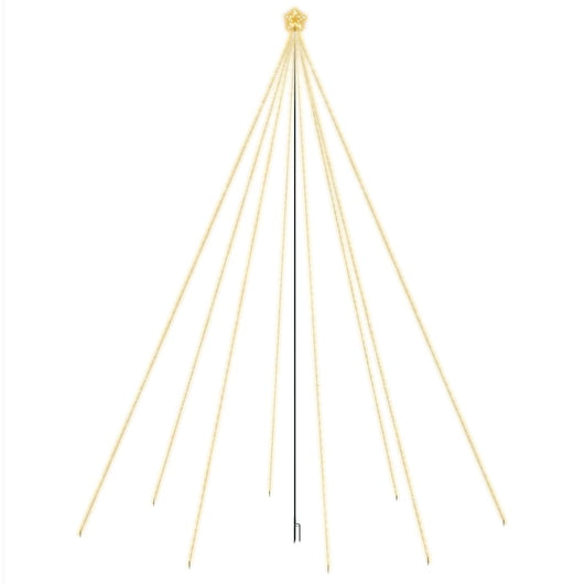 Albero Natale a Cascata di Luci LED Interni Esterni 1300 LED 8m 51297