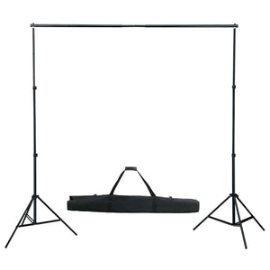 Kit Studio Fotografico con Fondale Luci e Ombrelli 3055084