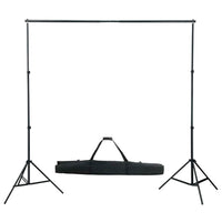 Kit studio fotografico professionale con lampade fondali verdi e ombrelli 02_0001489