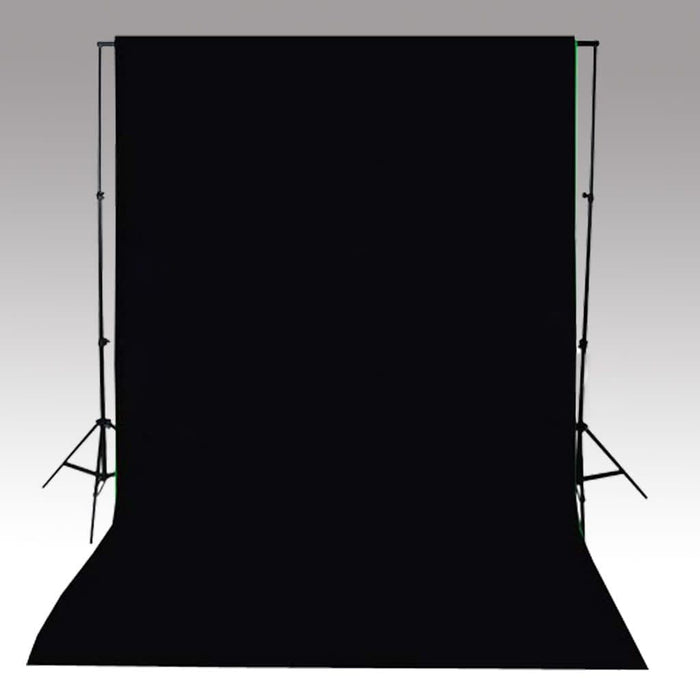 Kit professionale per studio fotografico con set di illuminazione e fondale nero 02_0001447