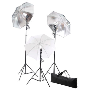 Kit per Studio Fotografico con Set di Luci e Fondale 3055123