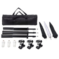 Kit per Studio Fotografico con Set di Luci e Fondale 3055124