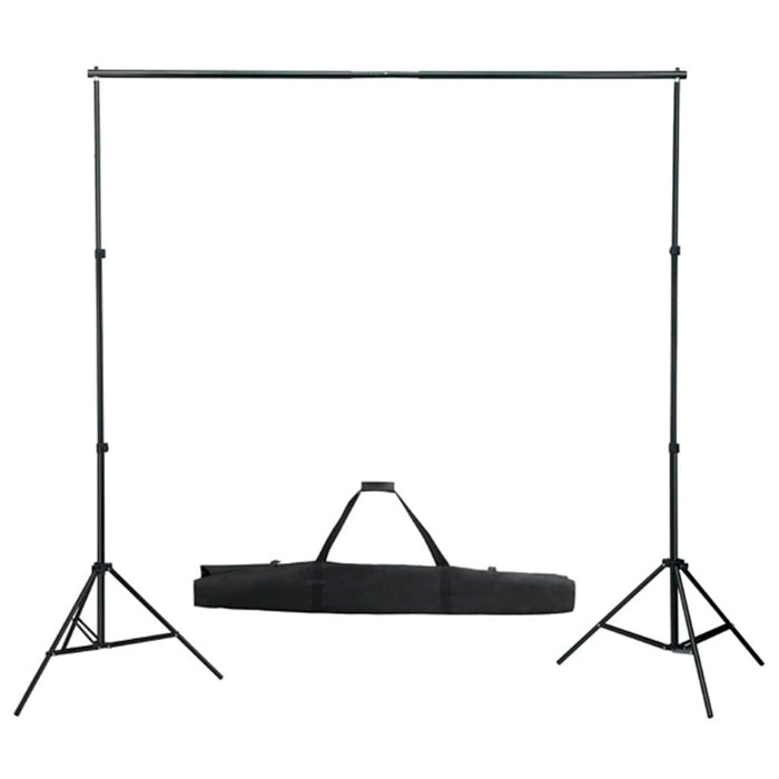 Kit professionale per studio fotografico con set di illuminazione e fondale nero 02_0001450