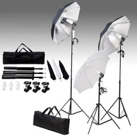 Kit per Studio Fotografico con Set di Luci e Fondale 3055125