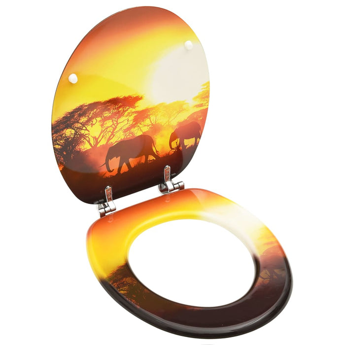 Tavoletta WC con Coperchio MDF Design Savana cod mxl 69200