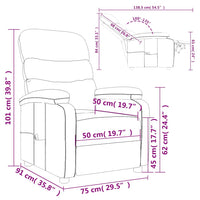 Poltrona Massaggiante Crema in Tessuto 321235
