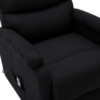 Poltrona Alzapersona Nera in Tessuto 321238