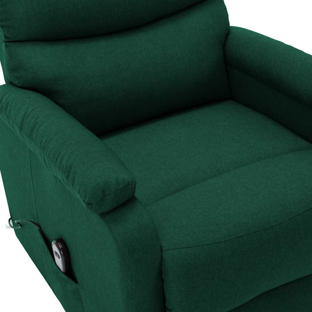 Poltrona Alzapersona Verde Scuro Tessuto 321242