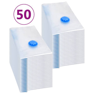 Sacchetti da Viaggio Sottovuoto per Vestiti 60x40 cm 50 pz cod mxl 72614