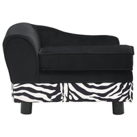 Divano per cani 57 cm in peluche con contenitore nero 02_0000194