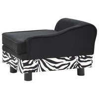 Divano per Cani Nero 57x34x36 cm in Peluche