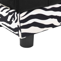 Divano per Cani Nero 57x34x36 cm in Peluche