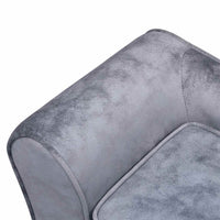 vidaXL Divano per Cani Grigio 57x34x36 cm in Peluche